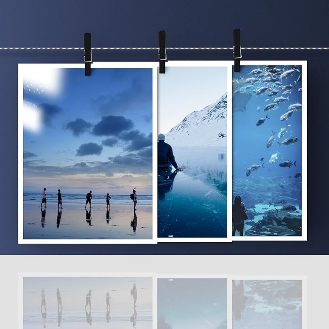 5" x 7" Photo Paper for Inkjet & Laser Printers - Extra Thick, High Gloss for Full Color Printing - Premium White Glossy, Instant Dry Paper for Everyday Pictures, Albums - 50 Sheets per Pack