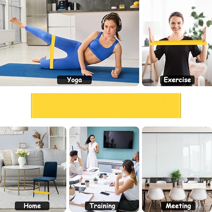 20 Pack Chair Bands for Kids with Fidgety Feet, ADHD Tools for Kids, ROOKEA Sensory Room Must Haves for Adhd Kids Fidget Chair Bands Autism Classroom Must Haves ADHD Tools for Classroom Home Chairs