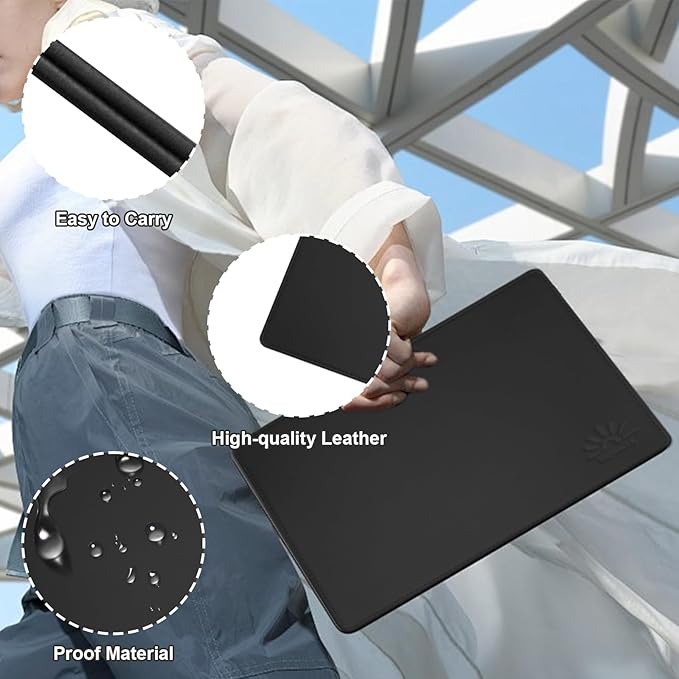 Laptop Protective Pad, Electromagnetic Radiation Laptop Protective Pad, Suitable for Laptops, Tablets, and Mobile Phones, Easy to Carry (7.8x11.8inch Black)