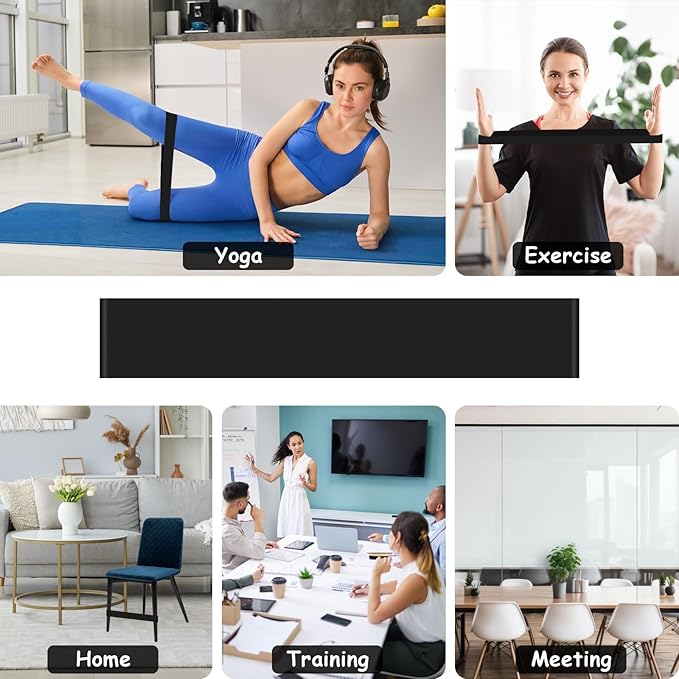 20 Pack Chair Bands for Kids with Fidgety Feet, ADHD Tools for Kids, ROOKEA Sensory Room Must Haves for Adhd Kids Fidget Chair Bands Autism Classroom Must Haves ADHD Tools for Classroom Home Chairs