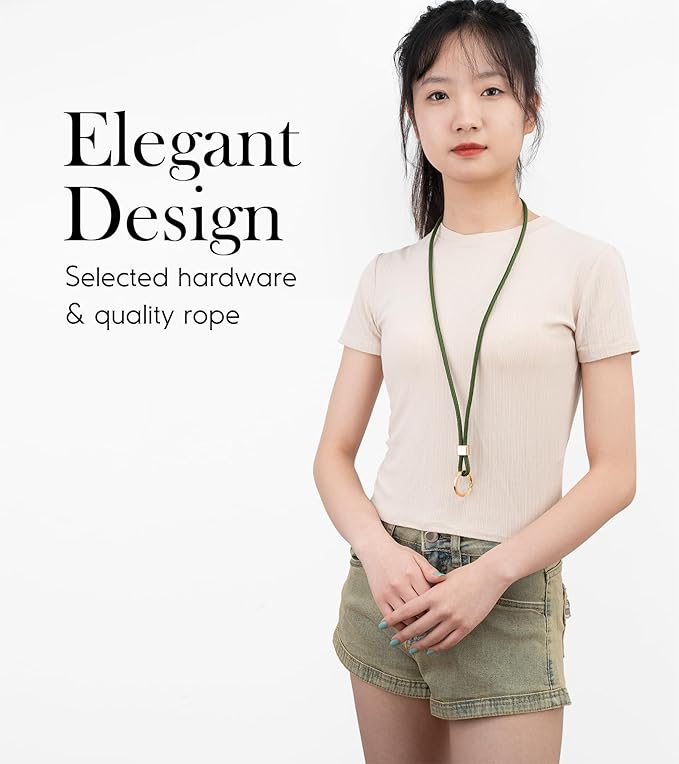 SENLLY Neck Lanyard Strap for Keys, Original Minimalist Design KeyChain Holder