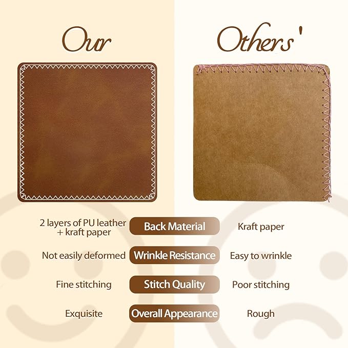 3 Pieces Leather Bookmarks, Personalized & Cute Book Accessories for Reading Lovers, Page Markers for Women Men Girls Boys Student Teacher Kids Retirement Birthday Gifts (Retro Pattern)