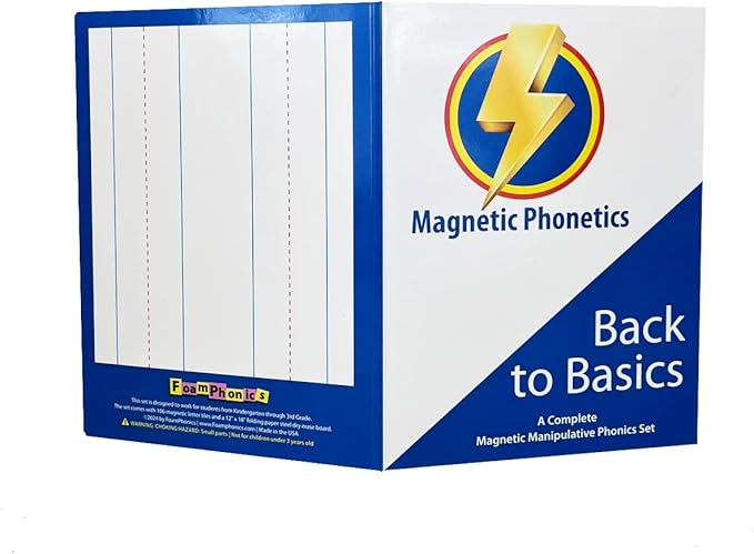 Magnetic Phonetics Back to Basics Magnet Set with Printed Board
