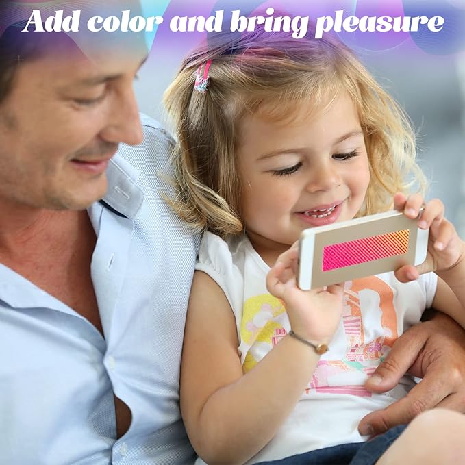 36 Pieces Anxiety Sensory Stickers Cute Fidget Textured Strips Toys Anti Stress Tactile Rough Sensory Calm Textured Strips Adhesives Anxiety Relief for Adults Teens Desk Classroom (Gradient Style)