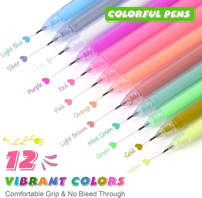 12 Pcs Mini Inspirational Notebooks Bulk with 12 Pcs Colorful Pens, Small Pocket Journal Notepads Set, Motivational Bulk Gifts for Women Men Teacher Student Kids,Fun School Office Supplies,3.5"x5.5"