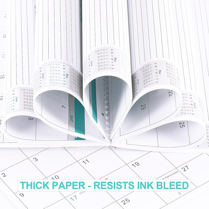 2025 Wall Calendar - 2 Pack Monthly Wall and Desk Calendars, 12 Months Calendar from Jan 2025 - Dec 2025, 11"x 8.5", Wall Calendar 2025