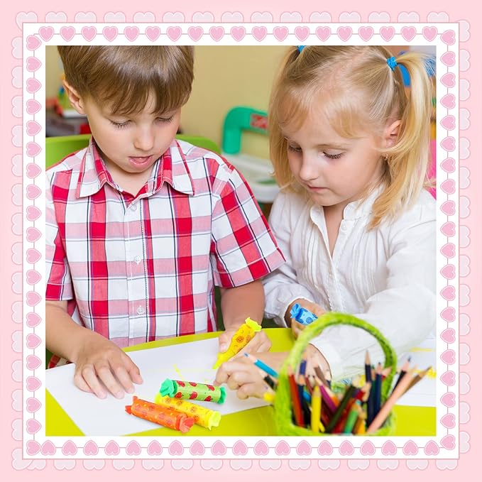 24 Pieces Mini Highlighter Candy Pastel Highlighter for Kid Student 6 Colors Cute Chisel Tip Marker Pen for Candy Party Birthday Drawing Poster Diary Greeting Card School Office Supplies