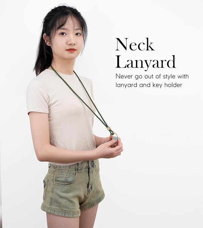 SENLLY Neck Lanyard Strap for Keys, Original Minimalist Design KeyChain Holder