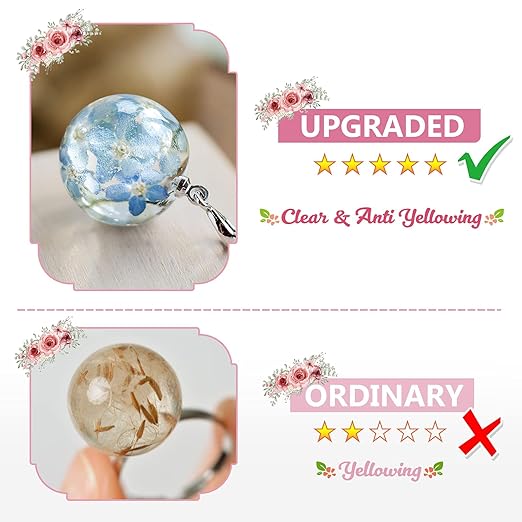 500g UV Resin Kit-Bulk Crystal Clear Hard UV Fast Curing Epoxy Resin Supplies with Mat for Craft Jewelry Making