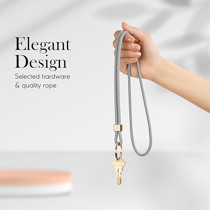 SENLLY Neck Lanyard Strap for Keys, Original Minimalist Design KeyChain Holder