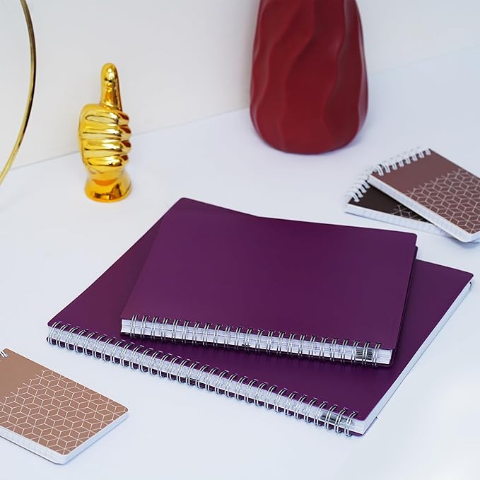 2025 Appointment Book & Planner- Ensight 8.5 x 11 inches, Large Tabbed Daily Hourly Weekly Planner, Calendar & Schedule Book 15-Minute time Slots, Business & Personal Planner Jan 2025- Dec 2025- Purple