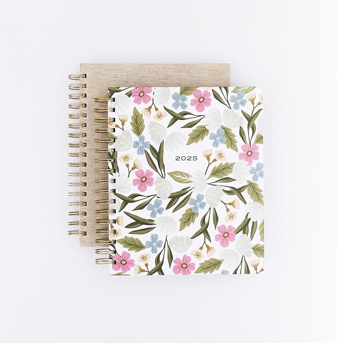 2025 Daily Weekly Christian Agenda Planner (Linen)