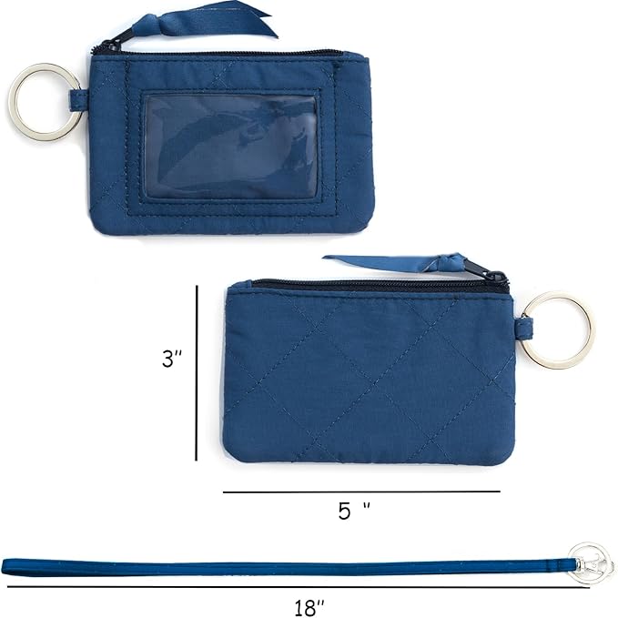 WONDERFUL FLOWER Lanyard Wallet, ID Holder, ID Wallet with Lanyard, Keychain Wallet for Women, Card Holder Wallet