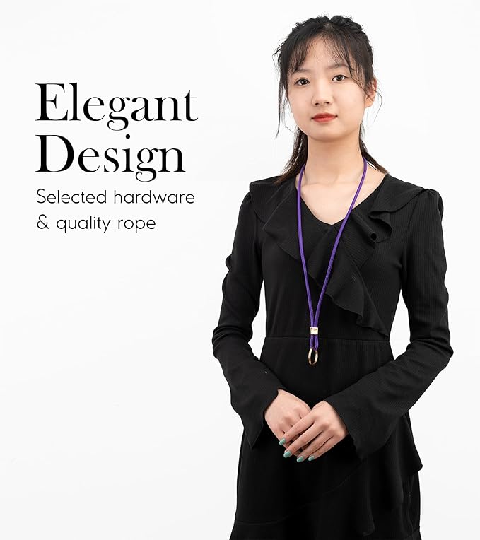 SENLLY Neck Lanyard Strap for Keys, Original Minimalist Design KeyChain Holder