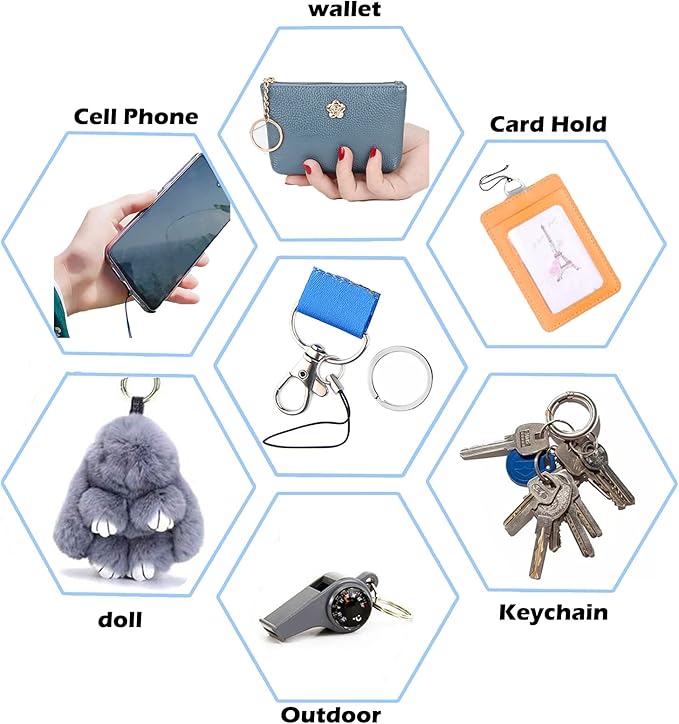 Yiflin Cute Neck Lanyard for Keys, Wallet, Id Card Holder, Cool Keychain Lanyard for Women, Men, Teacher