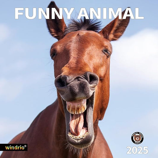 2025 Wall Calendar,Funny Calendar 2025, November 2024 - December 2025, Wall Calendar Funny Animal Memes, 12" x 24" Opened, Full Page 14 Months Thick Paper for Gift Calendar Organizing Planning