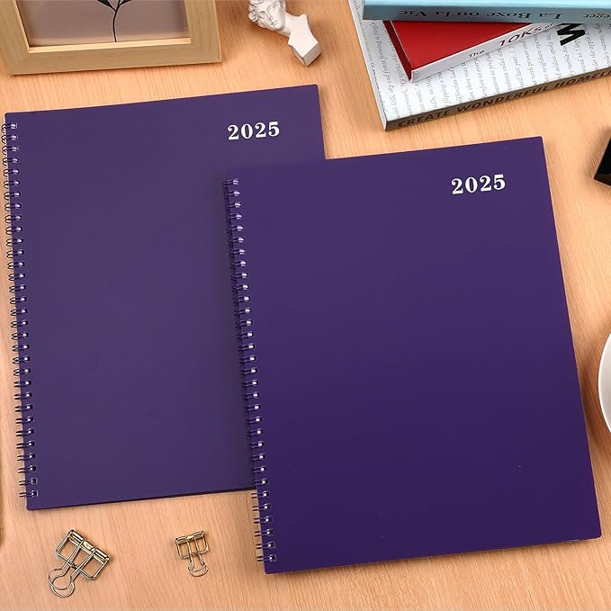 2025 Monthly Planner - Monthly Planner/Calendar 2025, JAN. 2025 - DEC. 2025, 9'' x 11'', 12-Months Planner with Monthly Tabs - Purple