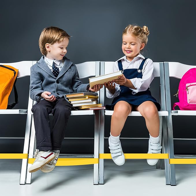 20 Pack Chair Bands for Kids with Fidgety Feet, ADHD Tools for Kids, ROOKEA Sensory Room Must Haves for Adhd Kids Fidget Chair Bands Autism Classroom Must Haves ADHD Tools for Classroom Home Chairs