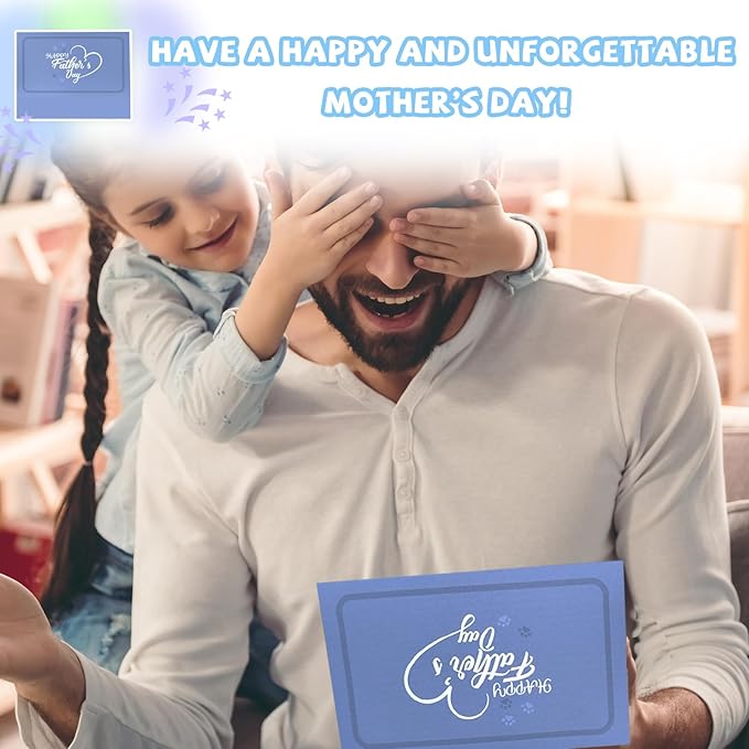 4D Pop Up Fathers Day Card with lights, Cat Father's Day Card For DAD, Living Room, Cat Themed (Cat Father's Day Card)