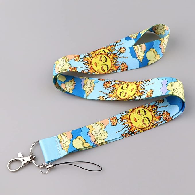 Yiflin Cute Neck Lanyard for Keys, Wallet, Id Card Holder, Cool Keychain Lanyard for Women, Men, Teacher