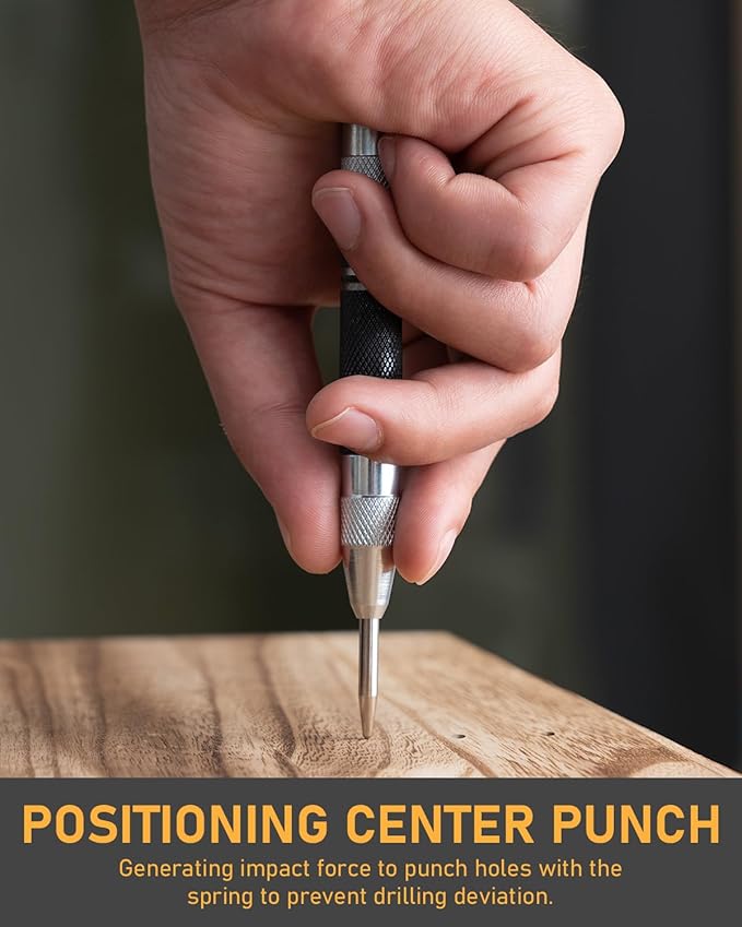 34 Pack Carpenter Pencil Set with Sharpener, Mechanical Carpenter Pencils with Deep Hole Long-Nib Marker Pens, Carbide Scribe Tool & Construction Pencils for Architect Woodworking with Case