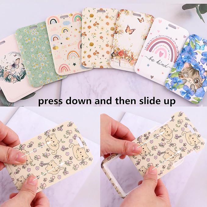 Red & Black ID Lanyard Badge Holder & Retractable Badge Reel Clip Horror Halloween Keychain Lanyard for Women Men Teens for ID Badges Cool Goth Key Lanyard ID Holder