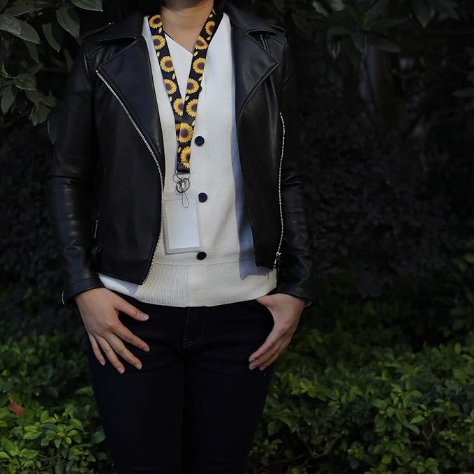 Yiflin Cute Neck Lanyard for Keys, Wallet, Id Card Holder, Cool Keychain Lanyard for Women, Men, Teacher