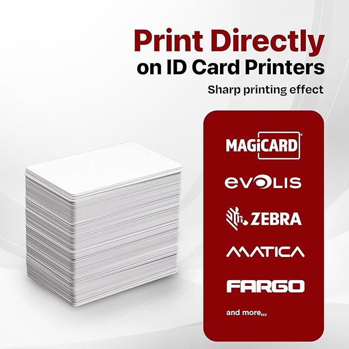 X LINE CR80 30 Mil Graphic Quality 100 Pack PVC Cards