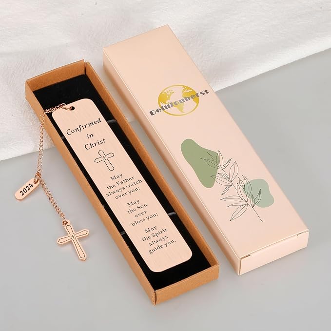 2024 Confirmation Gifts for Teen Girls,Catholic Confirmation Gifts,Bible Verse Bookmarks for Women,Book Marks for Reading Women,Baptism Gifts for Women,Pink Christmas Gifts for Kids Girls
