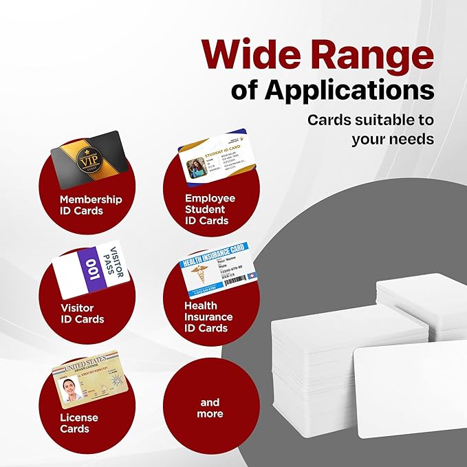 X LINE CR80 30 Mil Graphic Quality 300 Pack PVC Cards