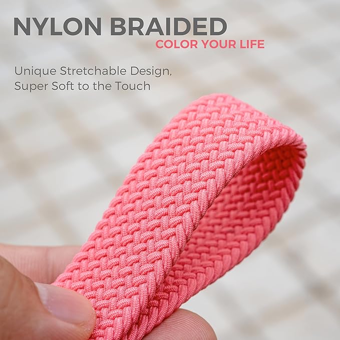 SENLLY Car Keychain, Stretchy Key Holder, Original Elastic Anti-Drop Design Finger Lanyard Strap