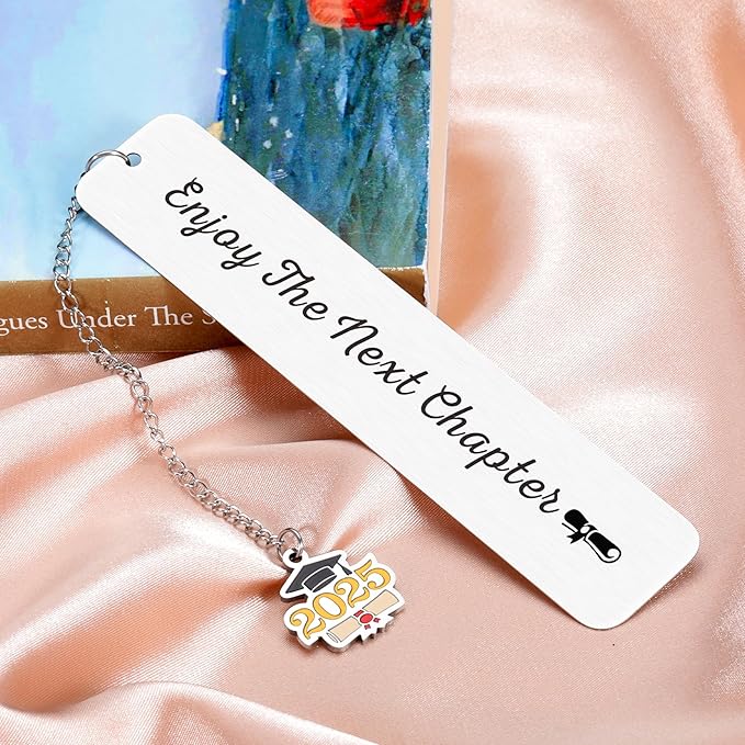 2025 Graduation Bookmark Gifts for Women Men Graduation Gifts for Him Her College Graduation Gifts for Boys Girls Class of 2025 High School Graduation Gifts for Senior Students PhD Graduation