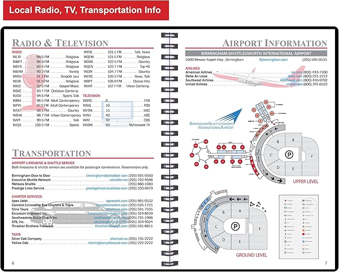 2025 Datebook & City Themed Planner – Resource Guide with Daily, Weekly & Monthly Views – 3-Year Reference Calendar - Multi-Purpose Travel Notebook Guide & Adventure Diary (Birmingham '25)