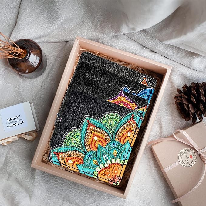 4Pcs Diamond Bookmarks,DIY Corner Bookmark Diamond Kits,Diamond Art Bookmarks DIY Page Bookmarks for Home Office School Beginner Adults Reading Crafts Kit Gifts