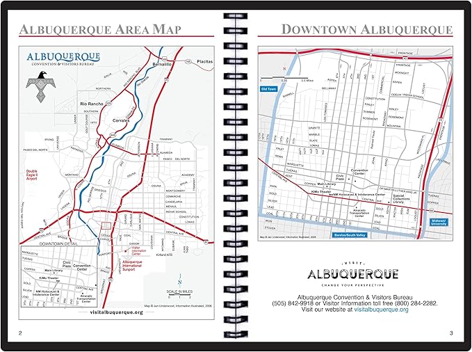2025 Datebook & City Themed Planner – Resource Guide with Daily, Weekly & Monthly Views – 3-Year Reference Calendar - Multi-Purpose Travel Notebook Guide & Adventure Diary (Albuquerque '25)