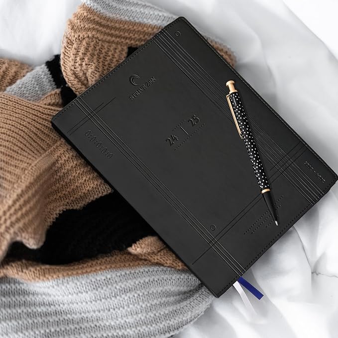 2024-2025 Weekly Appointment Book & Planner by STRIVE ZEN, 7" x 9", 15 Minutes Blocks, Hourly Planning, 18 Months, Academic, Professional, July 24- December 25