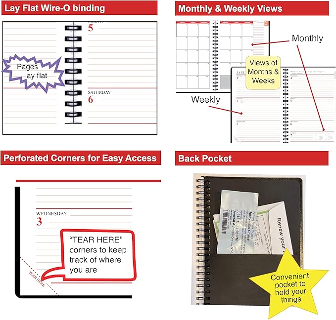 2025 Datebook & City Themed Planner – Resource Guide with Daily, Weekly & Monthly Views – 3-Year Reference Calendar - Multi-Purpose Travel Notebook Guide & Adventure Diary (Atlanta '25)