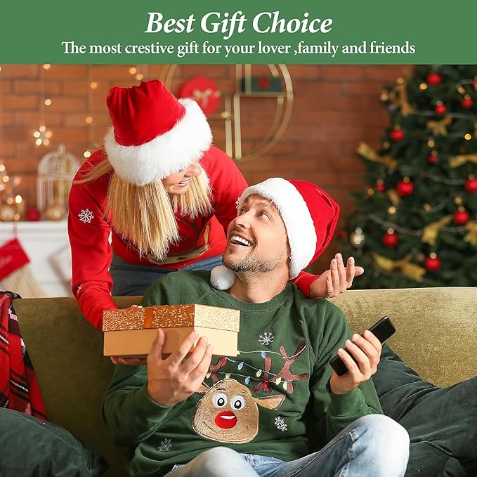 48 Pieces Christmas Lights Ball Sticky Notes Christmas Lights Ball Design Self-Adhesive Note Pads Sticky Memo Notes for Xmas School Office Home Supplies Students Teachers Present