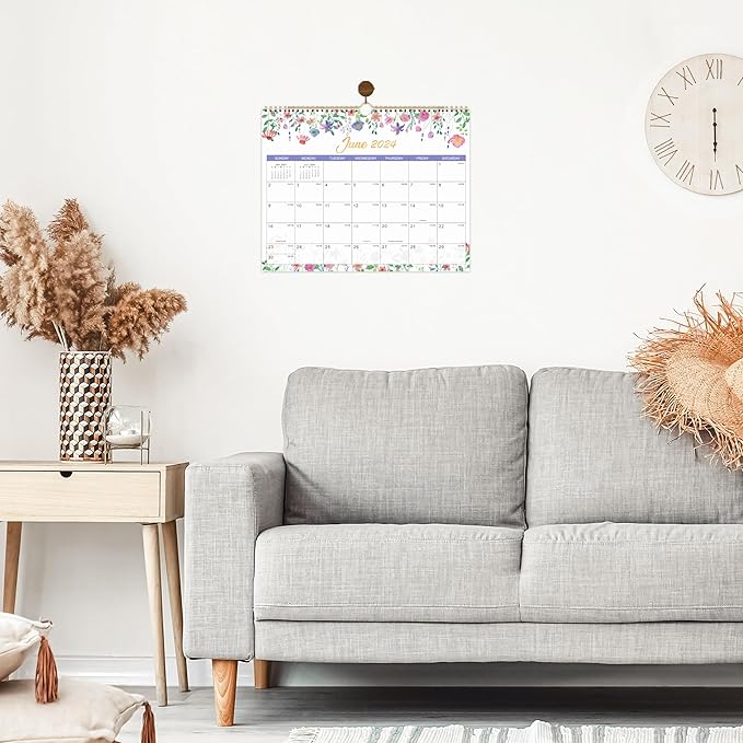 2024 Calendar - Wall Calendar 2024, Jan. - Dec. 2024, 14.6" x 11.5", 2024 Calendar 12 Month Planner, Wall Calendar