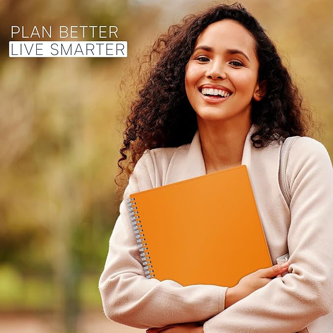 2025 Appointment Book & Planner- Ensight 8.5 x 11 inches, Large Tabbed Daily Hourly Weekly Planner, Calendar & Schedule Book 15-Minute time Slots, Business & Personal Planner Jan 2025- Dec 2025- Yellow