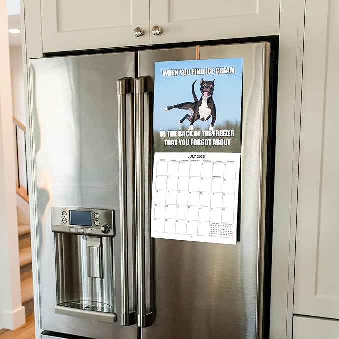 2025 Funny Dog Memes Monthly Wall Calendar | 12" x 24" | Thick Sturdy Paper | Dog Calendar 2024-2025
