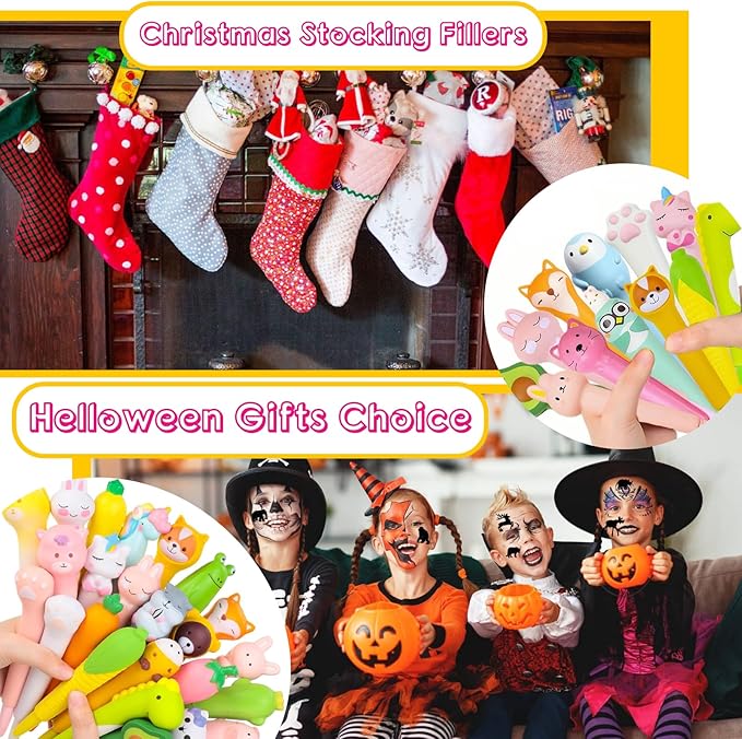 12pcs Cute Kawaii Pens For Girls Back to School Supplies Stationary Cool Pens for Teenage Girls Gifts Easter Baskets Stuffers Gifts for Tweens Girls Stress Relief Gel Ink Pens