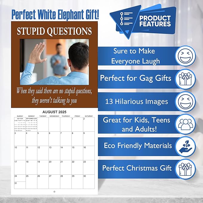 2025 Demotivational Calendar - The Disgruntled Employee's Guide to the Daily Grind Monthly Wall Calendar | 12 x 24 | Funny Work Calendar 2025