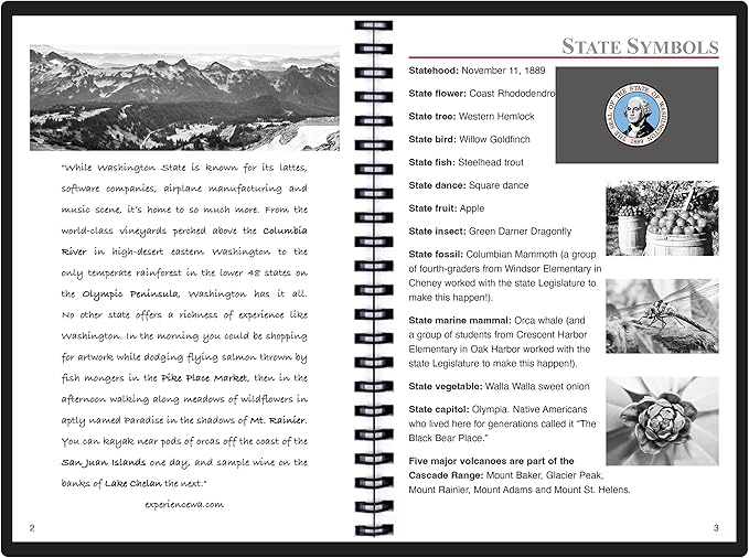 2025 Datebook & City Themed Planner – Resource Guide with Daily, Weekly & Monthly Views – 3-Year Reference Calendar - Multi-Purpose Travel Notebook Guide & Adventure Diary (Washington '25 (with Photos))