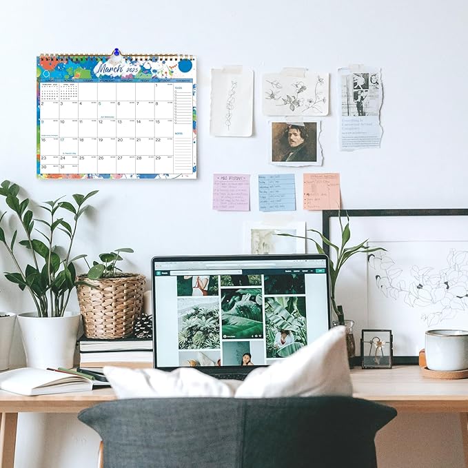 2025 Calendar 18 Month Wall Calendar 2025-2026, January 2025 to June 2026 Calendar with Julian Dates, 11" X 8.5" (2025-2026 Wall Calendar Colorful)