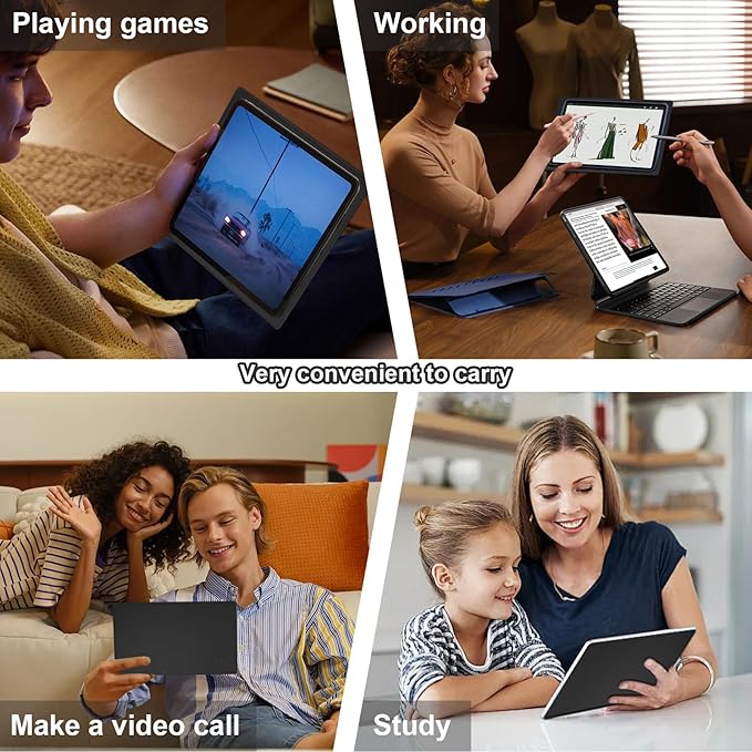 Laptop Protective Pad, Electromagnetic Radiation Laptop Protective Pad, Suitable for Laptops, Tablets, and Mobile Phones, Easy to Carry (7.8x11.8inch Black)