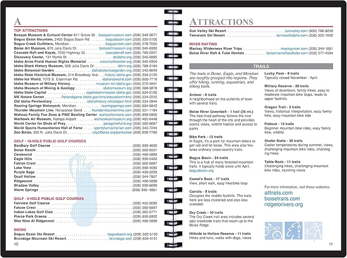 2025 Datebook & City Themed Planner – Resource Guide with Daily, Weekly & Monthly Views – 3-Year Reference Calendar - Multi-Purpose Travel Notebook Guide & Adventure Diary (Boise '25)