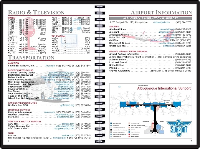 2025 Datebook & City Themed Planner – Resource Guide with Daily, Weekly & Monthly Views – 3-Year Reference Calendar - Multi-Purpose Travel Notebook Guide & Adventure Diary (Albuquerque '25)