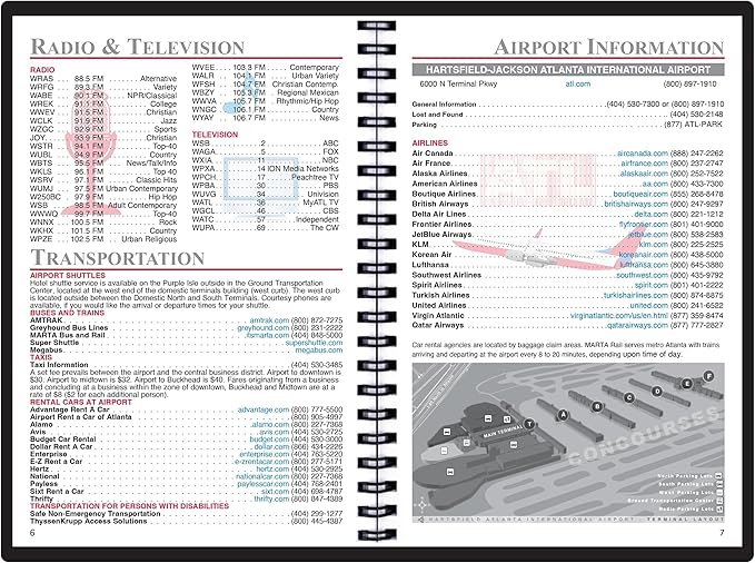 2025 Datebook & City Themed Planner – Resource Guide with Daily, Weekly & Monthly Views – 3-Year Reference Calendar - Multi-Purpose Travel Notebook Guide & Adventure Diary (Atlanta '25)