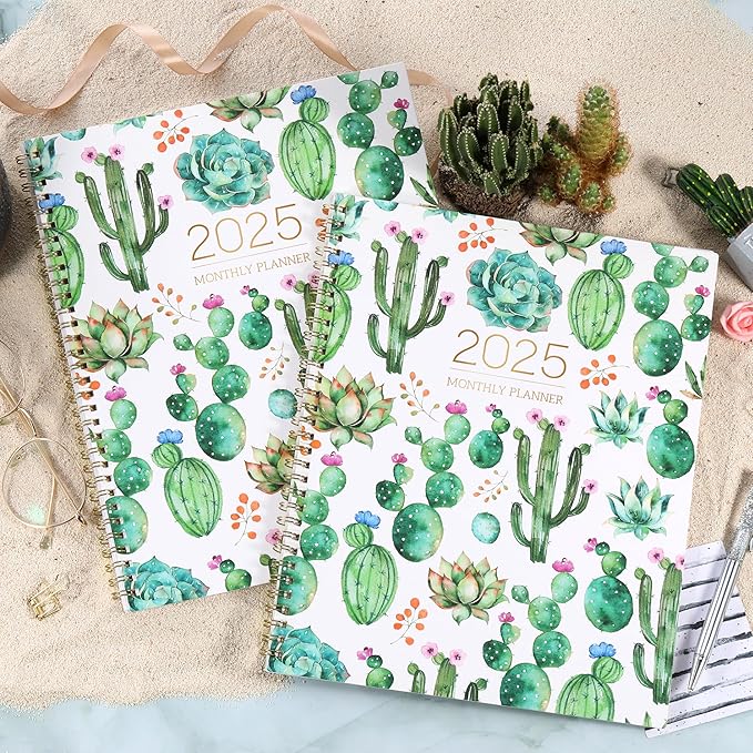 2025 Monthly Planner/Calendar - Monthly Planner 2025, 9" x 11", Jan. 2025 - Dec. 2025, 2025 Calendar Monthly Planner, 2025 Planner Monthly with Tabs, Note Pages, Holidays, Back Pocket